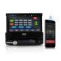 Pyle - PLTDAND72 , On the Road , Headunits - Stereo Receivers , Single DIN Android Stereo Receiver System with Pop-Out Touchscreen, GPS Navigation, Multimedia Disc Player, Bluetooth & Wi-Fi Streaming