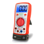 Pyle - PLTM40 , Tools and Meters , Multimeters - Electrical , Digital Backlit LCD Multimeter, AC, DC, Volt, Current, Resistance, Transistor and Range Measurement with Protective Rubber Case