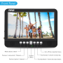 Pyle - PLTV1053 , On the Road , Video Monitors , 10” Portable TV Tuner Monitor Display Screen with Built-in Rechargeable Battery, USB/Micro SD Readers (Analog ATSC/DTV Support)