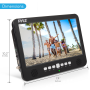 Pyle - PLTV1053 , On the Road , Video Monitors , 10” Portable TV Tuner Monitor Display Screen with Built-in Rechargeable Battery, USB/Micro SD Readers (Analog ATSC/DTV Support)