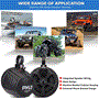 Pyle - PLUTV51BK , On the Road , Vehicle Speakers , 5.25’’ Waterproof Rated Off-Road Speakers - UTV Compact PowerSport Vehicle Speaker System (1000 Watt) (Pair)