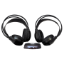 Pyle - plvwh6 , On the Road , Wireless Headphones , Dual Wireless IR Mobile Video Stereo Headphones w/Transmitter
