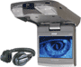 Pyle - PLVWR70IR , On the Road , Overhead Monitors - Roof Mount , 7 Inch Ceiling Mount Color TFT LCD Monitor w/Infrared Headphones