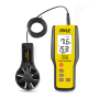 Pyle - PMA90 , Tools and Meters , Temperature - Humidity - Moisture , 2-in-1 Digital Thermo-Anemometer - Air Flow / Air Velocity / Wind Speed Meter and Thermometer with LCD Display