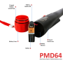 Pyle - PMD64 , Tools and Meters , Metal Detectors - Stud Detectors , Gadgets and Handheld , Metal Detectors , Metal Detector Pinpoint - Handheld Metal Detector Pinpointer