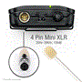 Pyle - PMEMS10 , Musical Instruments , Microphones - Headsets , Sound and Recording , Microphones - Headsets , In Ear Mini XLR Omni-Directional  Microphone (For Shure System)