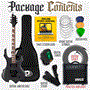 Pyle - PMGTRKT101 , Musical Instruments , Guitars , 6-String Electric Guitar Kit- Includes Amplifier with Accessory Kit