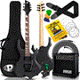 Pyle - PMGTRKT101 , Musical Instruments , Guitars , 6-String Electric Guitar Kit- Includes Amplifier with Accessory Kit