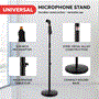Pyle - PMKS40 , Musical Instruments , Mounts - Stands - Holders , Sound and Recording , Mounts - Stands - Holders , Universal Microphone Stand - Mic Mount Holder, Height Adjustable