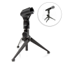 Pyle - PMKSDT25 , Musical Instruments , Mounts - Stands - Holders , Sound and Recording , Mounts - Stands - Holders , Desktop Microphone Stand - Compact Table Tripod Mic Holder Mount with Height Adjustment