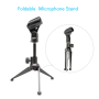 Pyle - PMKSDT25 , Musical Instruments , Mounts - Stands - Holders , Sound and Recording , Mounts - Stands - Holders , Desktop Microphone Stand - Compact Table Tripod Mic Holder Mount with Height Adjustment