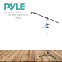 Pyle - PMKSPAD7 , Musical Instruments , Mounts - Stands - Holders , Sound and Recording , Mounts - Stands - Holders , Multimedia iPad and Microphone Stand - Adjustable to Fit All iPad Models
