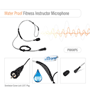 Pyle - PMKWP6 , Musical Instruments , Microphones - Headsets , Sound and Recording , Microphones - Headsets , Flexible Waterproof/Sweatproof Headset Microphone for Exercise and Fitness, Condensor, Omni-Directional (Sennheiser Systems) Trainer +