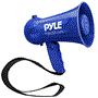 Pyle - PMP18 , Home and Office , Megaphones - Bullhorns , Sound and Recording , Megaphones - Bullhorns , Lightweight and Portable Record Megaphone with Built-in Microphone