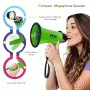 Pyle - UPMP22GR , Home and Office , Megaphones - Bullhorns , Sound and Recording , Megaphones - Bullhorns , Compact & Portable Megaphone Speaker with Siren Alarm Mode, Battery Operated