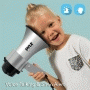 Pyle - PMP33SL , Sound and Recording , Megaphones - Bullhorns , Compact & Portable Megaphone Speaker with Siren Alarm Mode & Adjustable Volume, Battery Operated