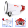Pyle - PMP37LED , Sound and Recording , Megaphones - Bullhorns , Mini Compact Megaphone Bullhorn with Siren Alarm and LED Lights