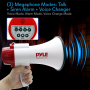 Pyle - pmp39vc , Sound and Recording , Megaphones - Bullhorns , Megaphone PA Bullhorn with Built-in Siren, Adjustable Volume Control, Voice-Changer Modes