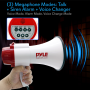 Pyle - PMP39VC , Sound and Recording , Megaphones - Bullhorns , Megaphone PA Bullhorn with Built-in Siren, Adjustable Volume Control, Voice-Changer Modes