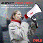 Pyle - PMP48IR , Sound and Recording , Megaphones - Bullhorns , Megaphone Bullhorn, Built-in Rechargeable Battery, Aux (3.5mm) Input for MP3/Music, Siren Alarm