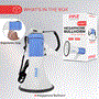 Pyle - PMP51LT , Sound and Recording , Megaphones - Bullhorns , Megaphone Speaker with Built-in LED Lights - PA Bullhorn with Siren Alarm Mode & Adjustable Volume Control