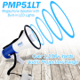 Pyle - PMP51LT , Sound and Recording , Megaphones - Bullhorns , Megaphone Speaker with Built-in LED Lights - PA Bullhorn with Siren Alarm Mode & Adjustable Volume Control