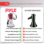 Pyle - PMP52BT , Sound and Recording , Megaphones - Bullhorns , Bluetooth Megaphone - PA Megaphone Bullhorn Speaker with Wireless Audio Streaming, Wired Microphone, MP3/USB/SD/AUX