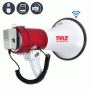 Pyle - PMP52BT , Sound and Recording , Megaphones - Bullhorns , Bluetooth Megaphone - PA Megaphone Bullhorn Speaker with Wireless Audio Streaming, Wired Microphone, MP3/USB/SD/AUX