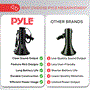 Pyle - PMP561LTB , Sound and Recording , Megaphones - Bullhorns , Megaphone Speaker with Built-in Rechargeable Battery, LED Lights, Siren Alarm Mode & Adjustable Volume Control