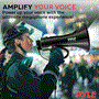 Pyle - PMP561LTB , Sound and Recording , Megaphones - Bullhorns , Megaphone Speaker with Built-in Rechargeable Battery, LED Lights, Siren Alarm Mode & Adjustable Volume Control