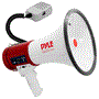 Pyle - PMP57LIA , Sound and Recording , Megaphones - Bullhorns , Megaphone Bullhorn with Built-in Rechargeable Battery, MP3/USB/SD Readers, Aux (3.5mm) Jack, Siren Alarm Mode