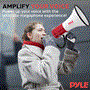 Pyle - PMP58U , Sound and Recording , Megaphones - Bullhorns , Megaphone Speaker with Talk & Siren Modes, Handheld Microphone, MP3/USB Reader, Aux (3.5mm) Input