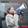 Pyle - PMP59IR , Sound and Recording , Megaphones - Bullhorns , Megaphone Speaker System with Built-in Rechargeable Battery, Handheld Microphone, Aux (3.5mm) Input, Record & Replay Mode