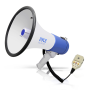 Pyle - PMP59IR , Sound and Recording , Megaphones - Bullhorns , Megaphone Speaker System with Built-in Rechargeable Battery, Handheld Microphone, Aux (3.5mm) Input, Record & Replay Mode