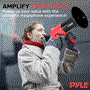 Pyle - PMP64VC.5 , Home and Office , Megaphones - Bullhorns , Sound and Recording , Megaphones - Bullhorns , Lightweight and Portable Megaphone Bullhorn, Aux (3.5mm) Input for MP3/Music, Automatic Siren, 100-Watt, MIC/TALK, BT, Voice Change
