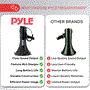 Pyle - PMP73IN , Home and Office , Megaphones - Bullhorns , Sound and Recording , Megaphones - Bullhorns , Lightweight and Portable Square Megaphone Bullhorn, Aux (3.5mm) Input for MP3/Music, Automatic Siren, 100-Watt, MIC/TALK (Black)