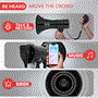 Pyle - PMPRA514BK , Sound and Recording , Megaphones - Bullhorns , Lightweight and Portable Bullhorn Megaphone, Aux (3.5mm) Input for MP3/Music, Automatic Siren, 50-Watt, MIC/TALK (Black)