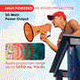 Pyle - PMPRA514OR , Sound and Recording , Megaphones - Bullhorns , Lightweight and Portable Bullhorn Megaphone, Aux (3.5mm) Input for MP3/Music, Automatic Siren, 50-Watt, MIC/TALK (Orange)