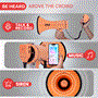 Pyle - PMPRA514OR , Sound and Recording , Megaphones - Bullhorns , Lightweight and Portable Bullhorn Megaphone, Aux (3.5mm) Input for MP3/Music, Automatic Siren, 50-Watt, MIC/TALK (Orange)