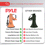 Pyle - PMPRA514OR , Sound and Recording , Megaphones - Bullhorns , Lightweight and Portable Bullhorn Megaphone, Aux (3.5mm) Input for MP3/Music, Automatic Siren, 50-Watt, MIC/TALK (Orange)