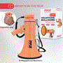 Pyle - PMPRA514OR , Sound and Recording , Megaphones - Bullhorns , Lightweight and Portable Bullhorn Megaphone, Aux (3.5mm) Input for MP3/Music, Automatic Siren, 50-Watt, MIC/TALK (Orange)