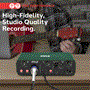 Pyle - PMUX42 , Sound and Recording , Mixers - DJ Controllers , USB /ASIO Audio Interface for Recording, Songwriting, Streaming and Podcasting, 2IN 2OUT 24bit /192kHz Podcaster (Brunswick Green)