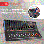 Pyle - PMXU128BT ,  , 12-Ch. Bluetooth Studio Mixer - DJ Controller Audio Mixing Console System