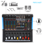 Pyle - PMXU46BT , Sound and Recording , Mixers - DJ Controllers , 4-Ch. Bluetooth Studio Mixer - DJ Controller Audio Mixing Console System