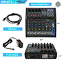 Pyle - PMXU63BT.5 , Sound and Recording , Mixers - DJ Controllers , 6-Ch. Bluetooth Studio Mixer - DJ Controller Audio Mixing Console System