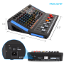 Pyle - PMXU67BT , Sound and Recording , Mixers - DJ Controllers , 6-Ch. Bluetooth Studio Mixer - DJ Controller Audio Mixing Console System