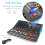 Pyle - PMXU67BT , Sound and Recording , Mixers - DJ Controllers , 6-Ch. Bluetooth Studio Mixer - DJ Controller Audio Mixing Console System