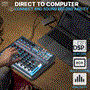 Pyle - PMXU83BT.5 , Sound and Recording , Mixers - DJ Controllers , 8-Ch. Bluetooth Studio Mixer - DJ Controller Audio Mixing Console System