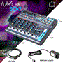 Pyle - PMXU83BT.5 , Sound and Recording , Mixers - DJ Controllers , 8-Ch. Bluetooth Studio Mixer - DJ Controller Audio Mixing Console System