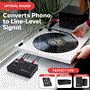 Pyle - PP777.5 , Musical Instruments , Instrument Accessories , Phono Turntable Preamp Mini Electronic Audio Stereo Phonograph Preamplifier with RCA Input, RCA Output & Low Noise Operation Powered by 12 Volt DC Adapter